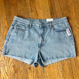 Old Navy High Rise OG Straight 3” Inseam Denim Jean Shorts Cutoff